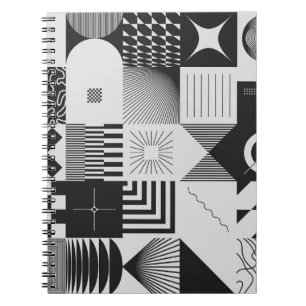 Carnet Brutalisme Art : Motifs géométriques Vintages