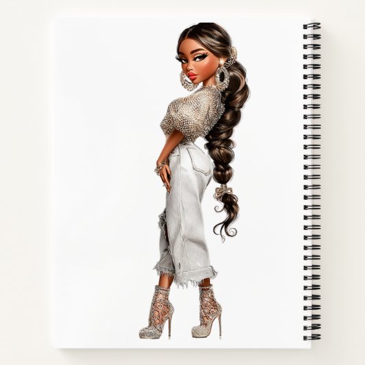 Carnet Bubble Ponytail Spiral Notebook (Dos)