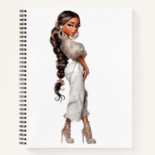 Carnet Bubble Ponytail Spiral Notebook (Devant)
