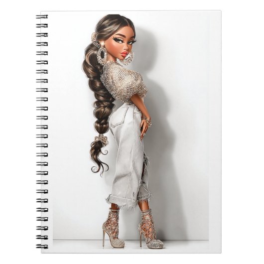 Carnet Bubble Ponytail Spiral Photo Notebook (Devant)