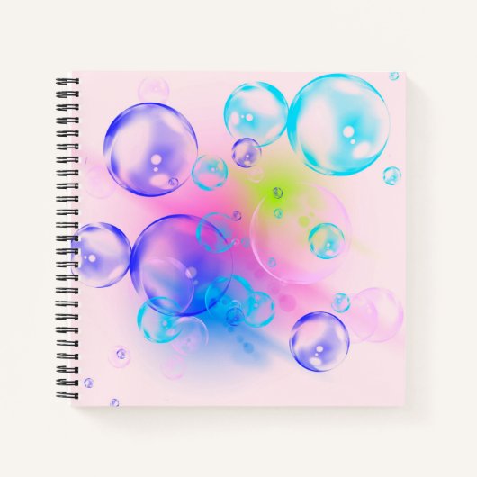Carnet BUBBLES - Bulles Colorées Pour Enfants - (Devant)