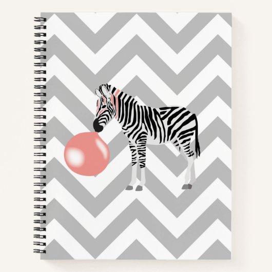 Carnet Buble Gum Zebra Blowbble (Devant)