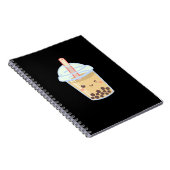 Carnet Buble Lait Thé Boba Cute (Côté Droit)