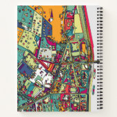 Carnet Budapest, Hongrie | Plan de ville (Dos)