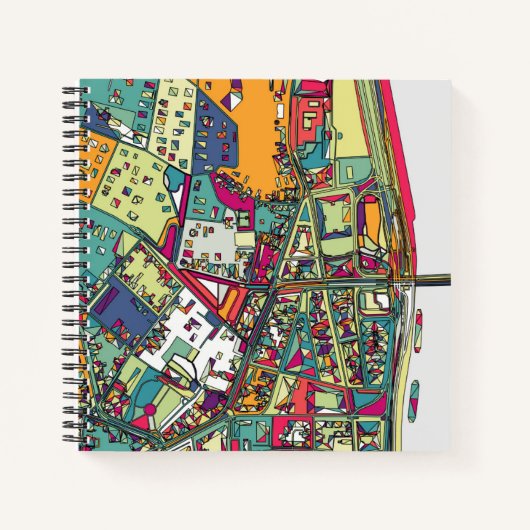 Carnet Budapest, Hongrie | Plan de ville (Devant)