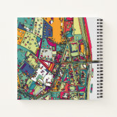 Carnet Budapest, Hongrie | Plan de ville (Dos)