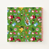 Carnet Buddy Elf et les icônes de Noël Motif (Dos)