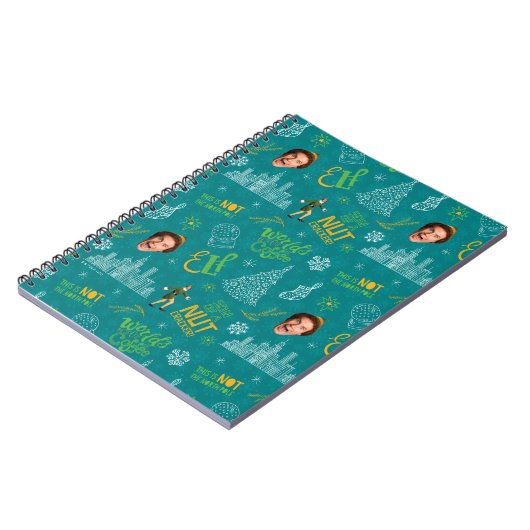 Carnet Buddy le Motif de devis Turquoise Elf (Côté gauche)