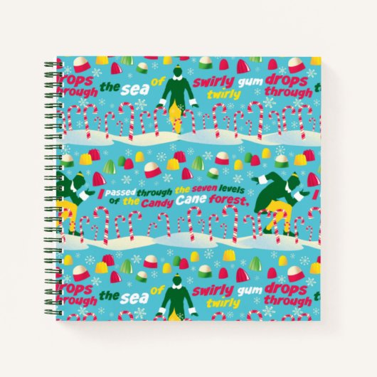 Carnet Buddy le Motif Elf Candy (Devant)