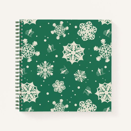 Carnet Buddy le Motif Elf Snowflake (Devant)