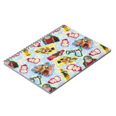 Carnet Buddy l'Elf et Père Noël le Motif du pôle Nord (Côté gauche)