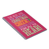 Carnet Buddy l'Elfe | Citation de Noël (Côté Droit)