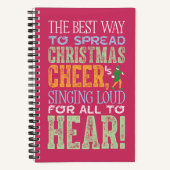 Carnet Buddy l'Elfe | Citation de Noël (Recto)