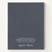 Carnet BUDGET Beach House Vacances Photo Invité Commentai (Dos)