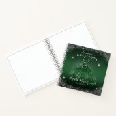 Carnet Budget Emerald Green Silver Quinceanera Gubook (Intérieur)