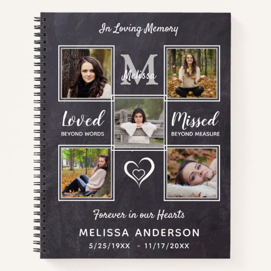 Carnet Budget En Mémoire Amoureuse Sympaty Funeral Guest  (Devant)