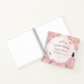 Carnet Budget Floral Blush Pink Quinceanera Gubook (Intérieur)