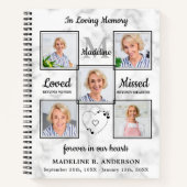 Carnet Budget Memorial Loving Memory Funeral Guest Book (Devant)
