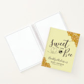 Carnet Budget Sweet as Can Bee Baby shower Guestbook (Intérieur)