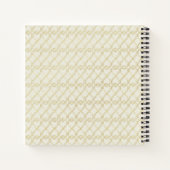 Carnet Budget Wedding planner personnalisé tendance moder (Dos)