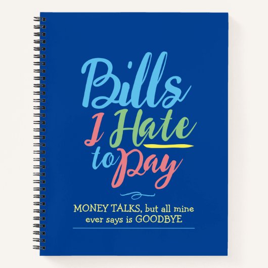 Carnet Budgétisation Facturation paiement quotidien mensu (Devant)