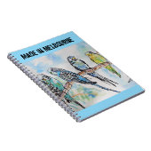Carnet Budgie Budgerigar Bird Made In Melbourne Birds (Côté Droit)