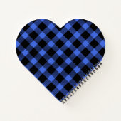 Carnet Buffalo Check Blue & Black Lumberjack Plaid Decor (Dos)