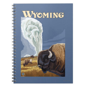 Carnet Buffalo par la vieille affiche fidèle de Vintage