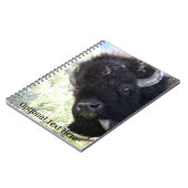 Carnet Buffle américain dans le parc national de Yellowst (Côté gauche)