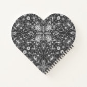 Carnet Bugs, blanc cassé sur noir (Dos)