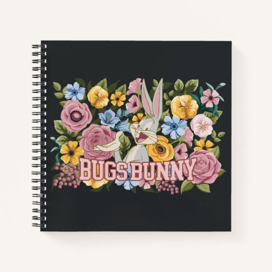 Carnet BUGS BUNNY™ Broderie Florale Graphique (Devant)