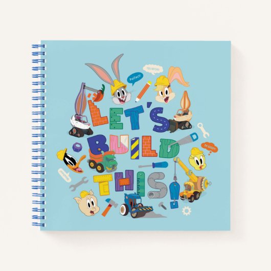 Carnet BUGS BUNNY BUILDERS™| Collage "Construisons cela" (Devant)