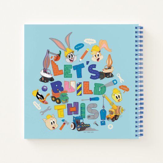 Carnet BUGS BUNNY BUILDERS™| Collage "Construisons Cela" (Dos)