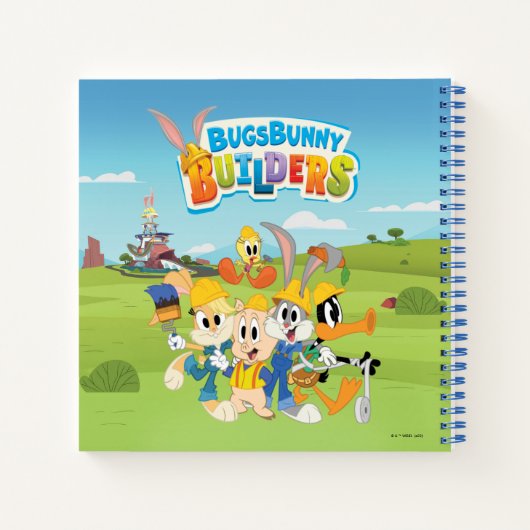 Carnet BUGS BUNNY BUILDERS™| Le groupe Looney Builders (Dos)