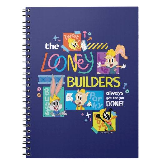 Carnet BUGS BUNNY BUILDERS™| Les Looney Builders en colla (Devant)