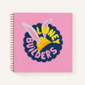 Carnet BUGS BUNNY BUILDERS™| Logo casque strié (Devant)