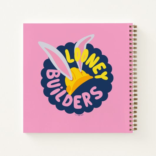 Carnet BUGS BUNNY BUILDERS™| Logo casque strié (Dos)