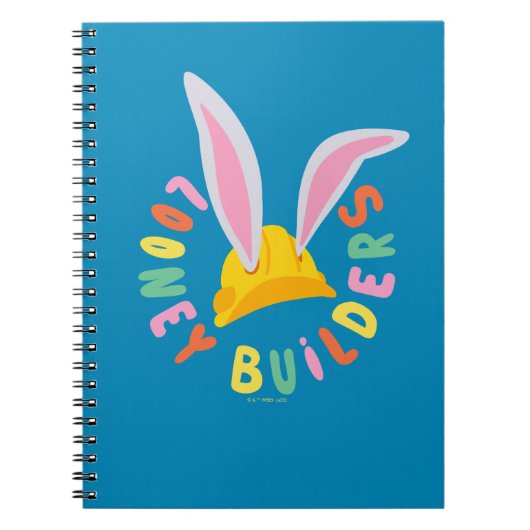 Carnet BUGS BUNNY BUILDERS™| Logo cercle casque de chanti (Devant)