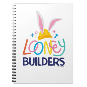 Carnet BUGS BUNNY BUILDERS™ Logo empilé Casque de Chanti