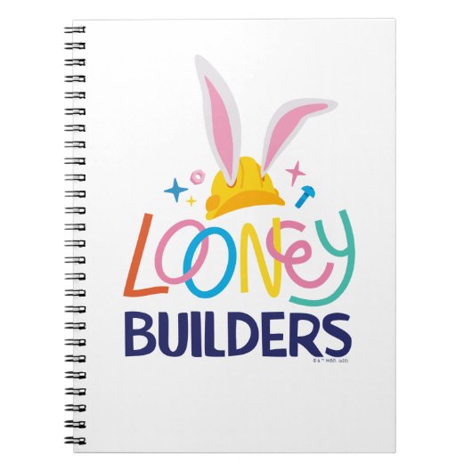 Carnet BUGS BUNNY BUILDERS™| Logo empilé Casque de Chanti (Devant)