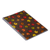 Carnet Bugs colorés sur brun (Côté Droit)