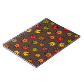 Carnet Bugs colorés sur brun (Côté gauche)