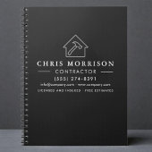 Carnet Building Construction Black Silver