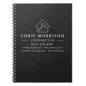 Carnet Building Construction Black Silver (Devant)