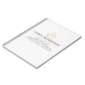 Carnet Building Construction White Gold (Côté gauche)