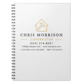 Carnet Building Construction White Gold (Devant)