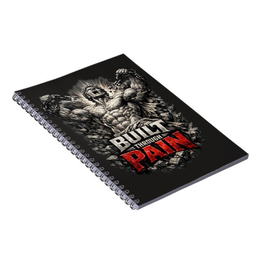 Carnet Built Through Pain Design (Côté Droit)
