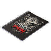 Carnet Built Through Pain Design (Côté gauche)