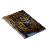 Carnet Bull Elk dans la forêt d'automne (Côté Droit)