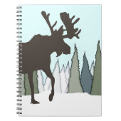 Carnet Bull Moose et Forêt (Devant)